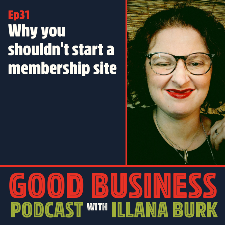 Why you shouldn’t start a membership site | GB31